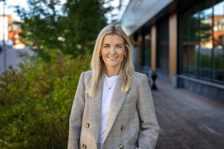 Portrett av Stine Fjærli Sjøthun, divisjonsdirektør Byggautomasjon, GK