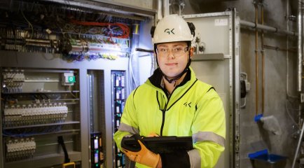Sebastian Lillerud, automatikerlærling i GK.
