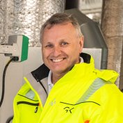 Portrettbilde av Anders Storødegård, prosjektleder for ventilasjon.