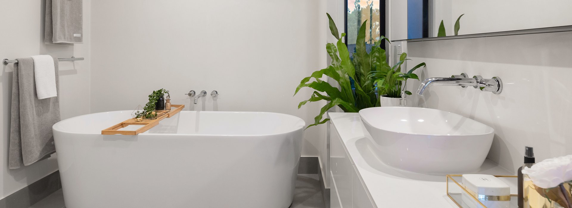 Baderom i moderne design Baderom i moderne design