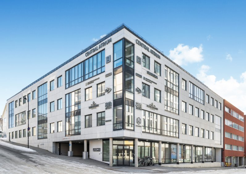 Central Atrium i Bodø. Foto: Corponor.