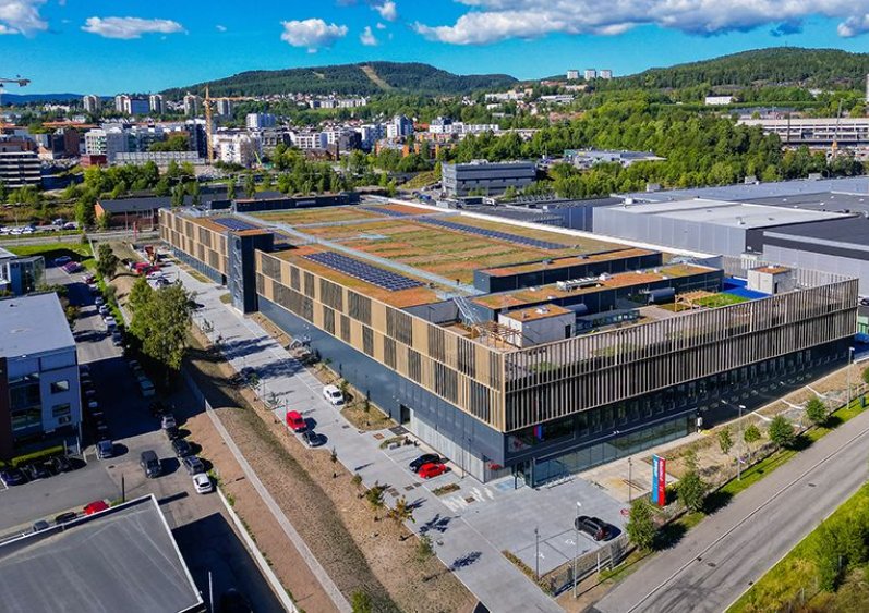 Det nye hovedkontoret til Motek og Ahlsell Norge. Foto: Aspelin Ramm/Geir Anders Rybakken Ørslien
