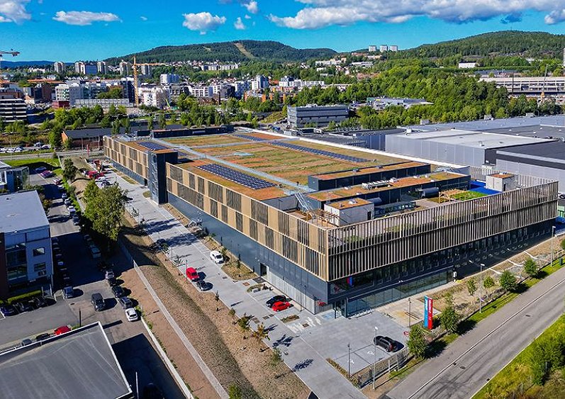 Det nye hovedkontoret til Motek og Ahlsell Norge. Foto: Aspelin Ramm/Geir Anders Rybakken Ørslien