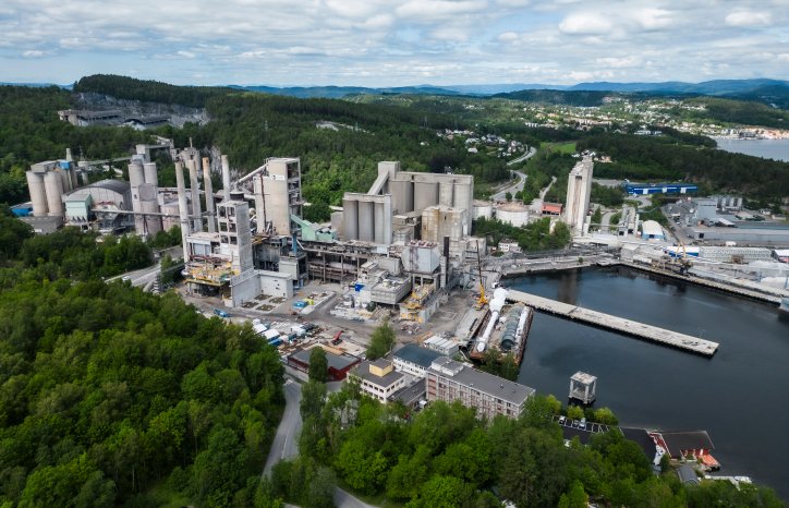 Oversiktsbilde av Heidelberg Sements 