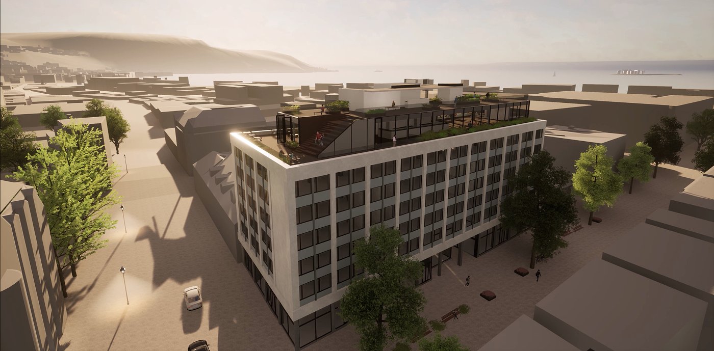 Nordre gate 12 i Trondheim. Foto: HUS arkitekter Nordre gate 12 i Trondheim. Foto: HUS arkitekter