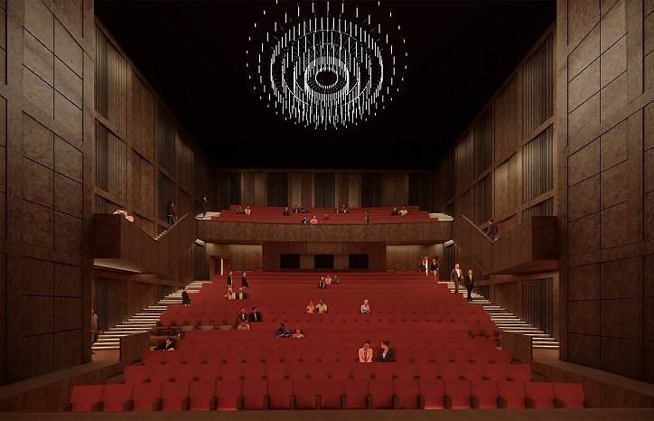 Den nye operasalen i Normoria. Illustrasjon: Henning Larsen arkitekter. Den nye operasalen i Normoria. Illustrasjon: Henning Larsen arkitekter.