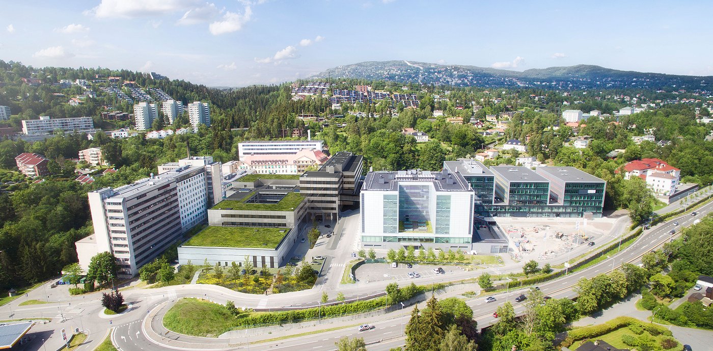 Oversiktsbilde av Radiumhospitalet Oversiktsbilde av Radiumhospitalet
