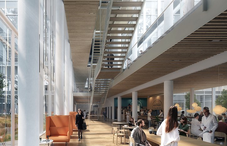 Radiumhospitalet. Illustrasjon: Henning Larsen Architects, AART Architects og Momentum Arkitekter Radiumhospitalet. Illustrasjon: Henning Larsen Architects, AART Architects og Momentum Arkitekter