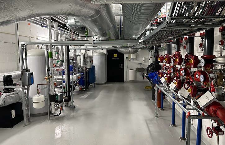 Tekniske rom ved Universitetet i Bergen. Foto: UiB Tekniske rom ved Universitetet i Bergen. Foto: UiB