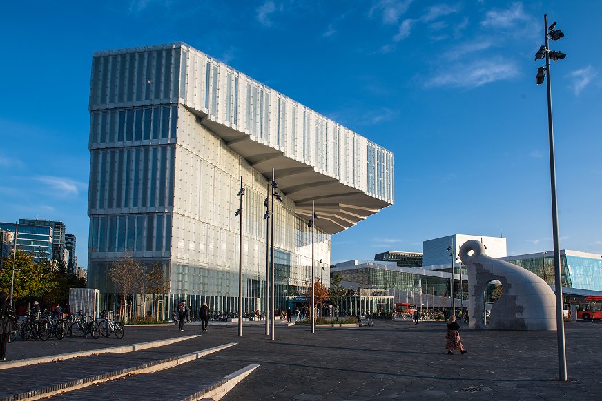 Vi har levert ventilasjon i det flotte Deichmanske bibliotek i Oslo. Et utfordrende og imponerende prosjekt med skjult ventilasjon.