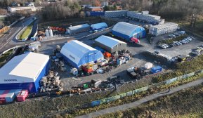 Det bygges nytt vannbehandlingsanlegg på Huseby i Oslo. Foto: Vann- og avløpsetaten.