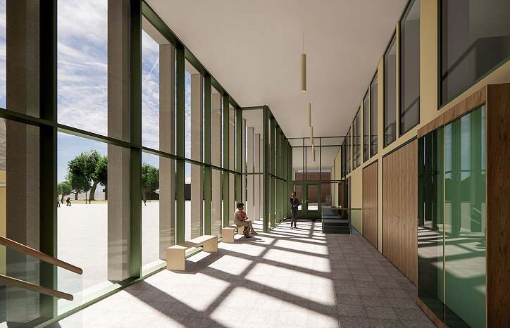 Volla skole. Foto: Lillestrøm arkitekter. Volla skole. Foto: Lillestrøm arkitekter.