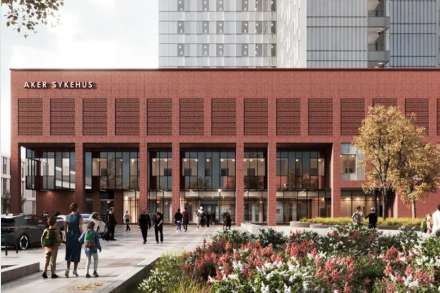 Somatikkbygget ved Nye Aker sykehus.