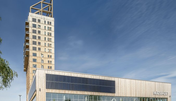 Mjøstårnet i Brumunddal