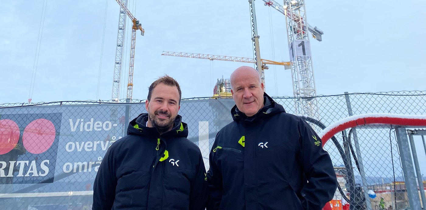 Håvard Pallin Grønning, prosjektutvikler i entreprise og Leif Øie, divisjonsdirektør i entreprise. Håvard Pallin Grønning, prosjektutvikler i entreprise og Leif Øie, divisjonsdirektør i entreprise.