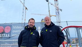 Håvard Pallin Grønning, prosjektutvikler i entreprise og Leif Øie, divisjonsdirektør i entreprise. Håvard Pallin Grønning, prosjektutvikler i entreprise og Leif Øie, divisjonsdirektør i entreprise.