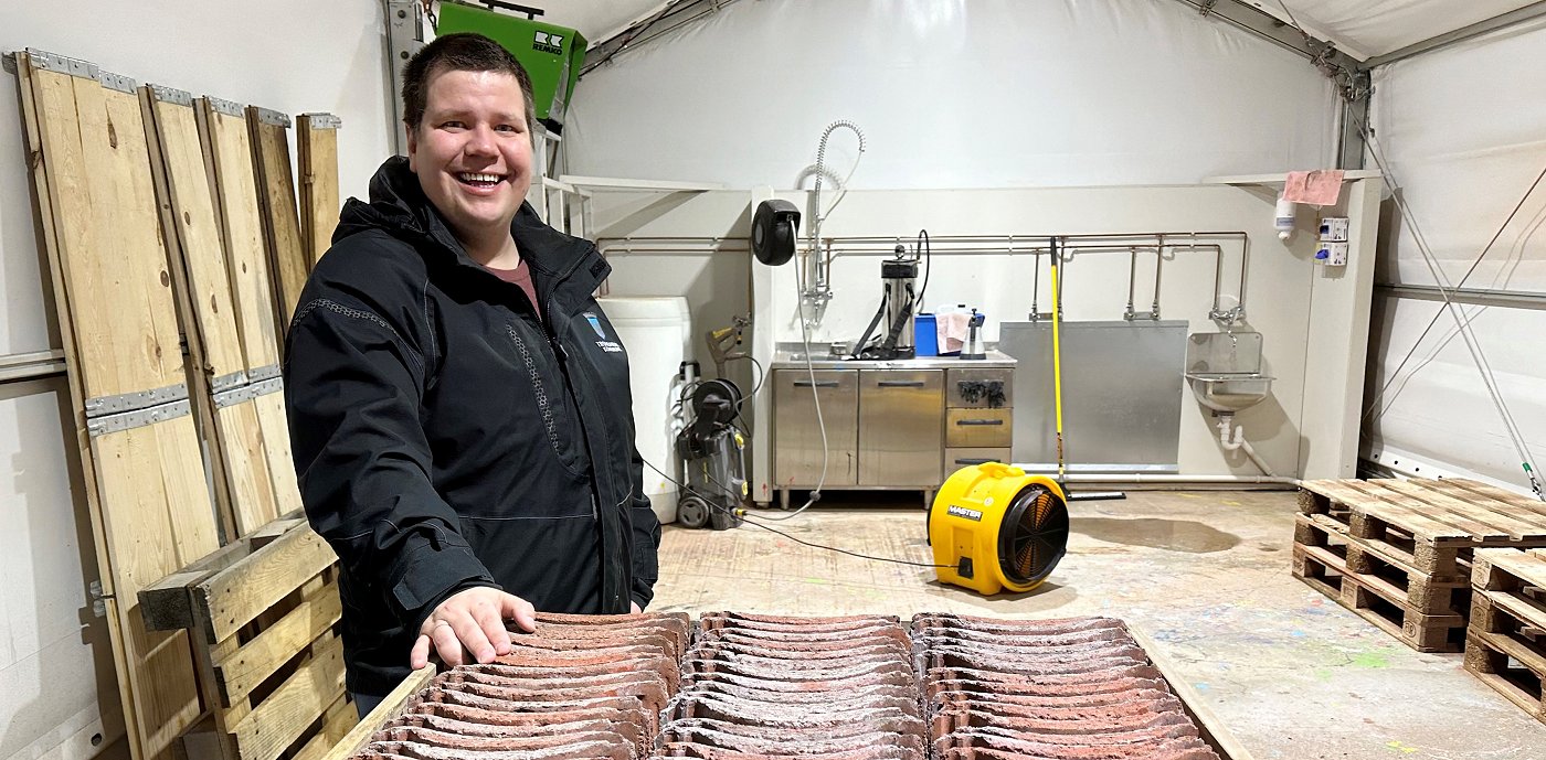 Petter Wibe Nerbye, gjenbrukskoordinator i Trondheim eiendom. Petter Wibe Nerbye, gjenbrukskoordinator i Trondheim eiendom.