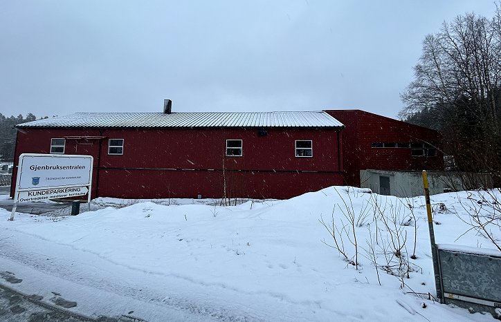 Granåsen Gjenbruksstasjon. Foto: Bergersen arkitekter