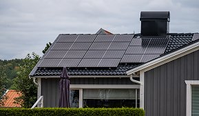 Solcelleanlegg på hustak Solcelleanlegg på hustak