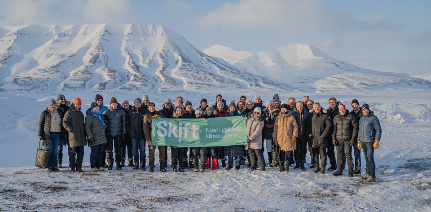 Skift - næringslivets klimaledere engasjerer seg i energiomstillingen på Svalbard (Foto: Skift/Ragnhild Utne)