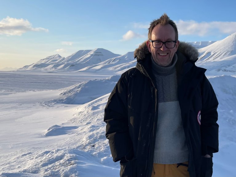 Kim Robert Lisø, på Svalbard