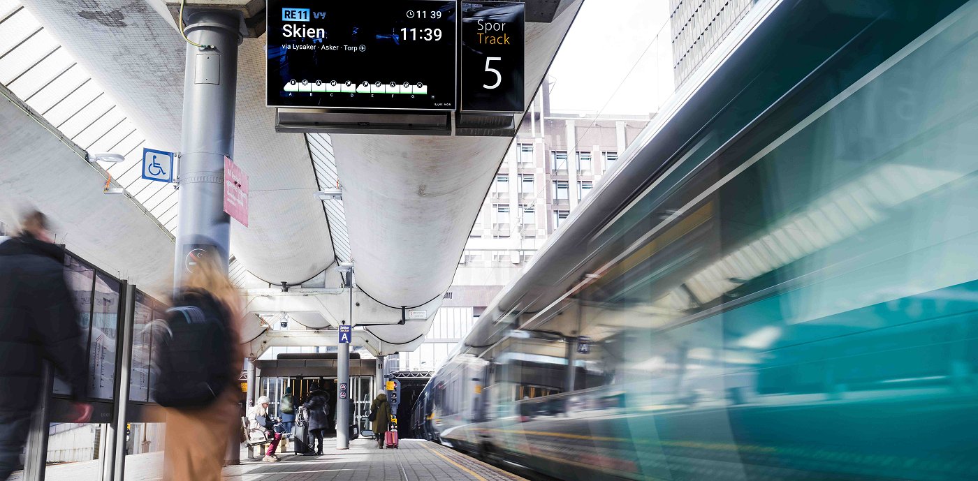 Oslo Sentralstasjon. Foto: Nikolas Gogstad-Andersen/Bane NOR. Oslo Sentralstasjon. Foto: Nikolas Gogstad-Andersen/Bane NOR.