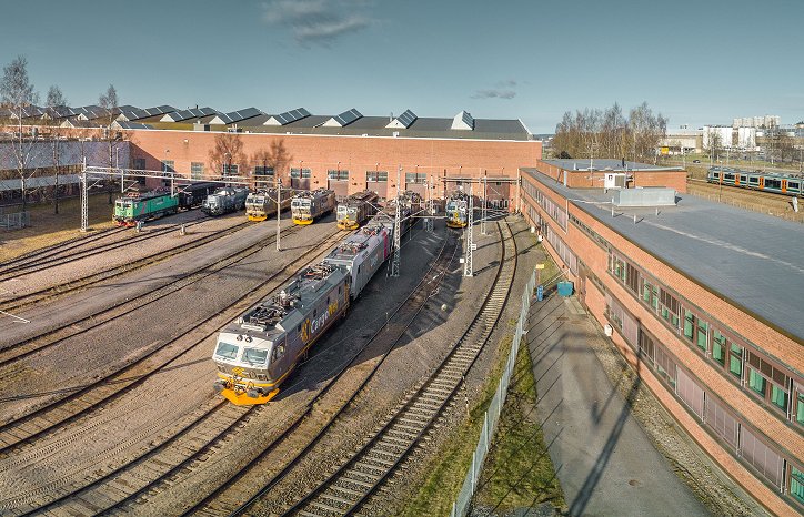 Grorud ute. Foto: Bane NOR Grorud ute. Foto: Bane NOR