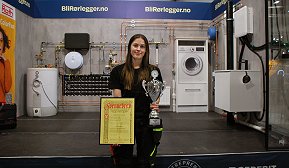 JRørleggerlærling i GK i Trondheim, Julie Forseth, vant NM for rørleggerlærlinger 2023. JRørleggerlærling i GK i Trondheim, Julie Forseth, vant NM for rørleggerlærlinger 2023.
