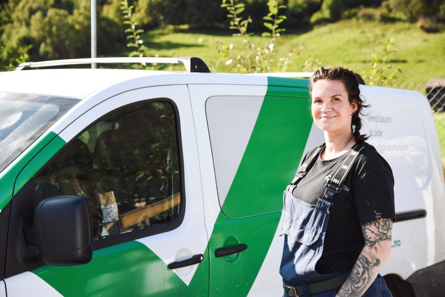 Silje Katrine Høva Johansen er servicerørlegger i GK.