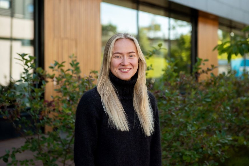 Thea Aase Pedersen er en av fem jenter som fikk sommerjobb i GK. 