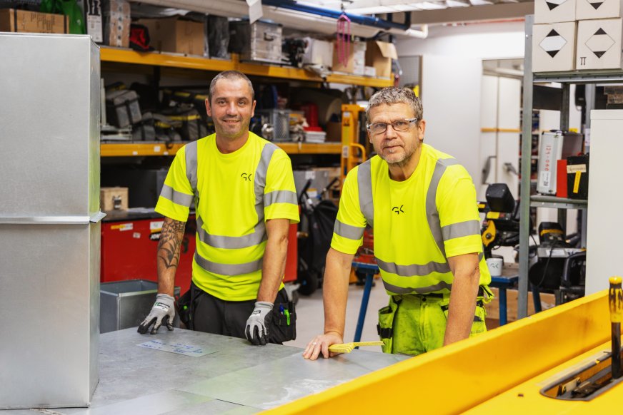 Bilde av Adrian-Angelo Vadeanu (37) og Anders Staaf (54)