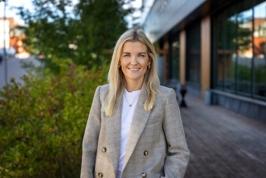 Portrett av Stine Fjærli Sjøthun, divisjonsdirektør Byggautomasjon, GK