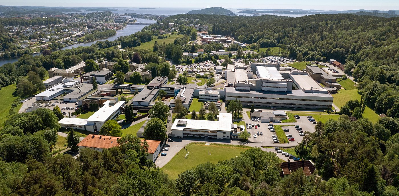 Sørlandets sykehus i Kristiansand. Foto: Sørlandet sykehus HF.
