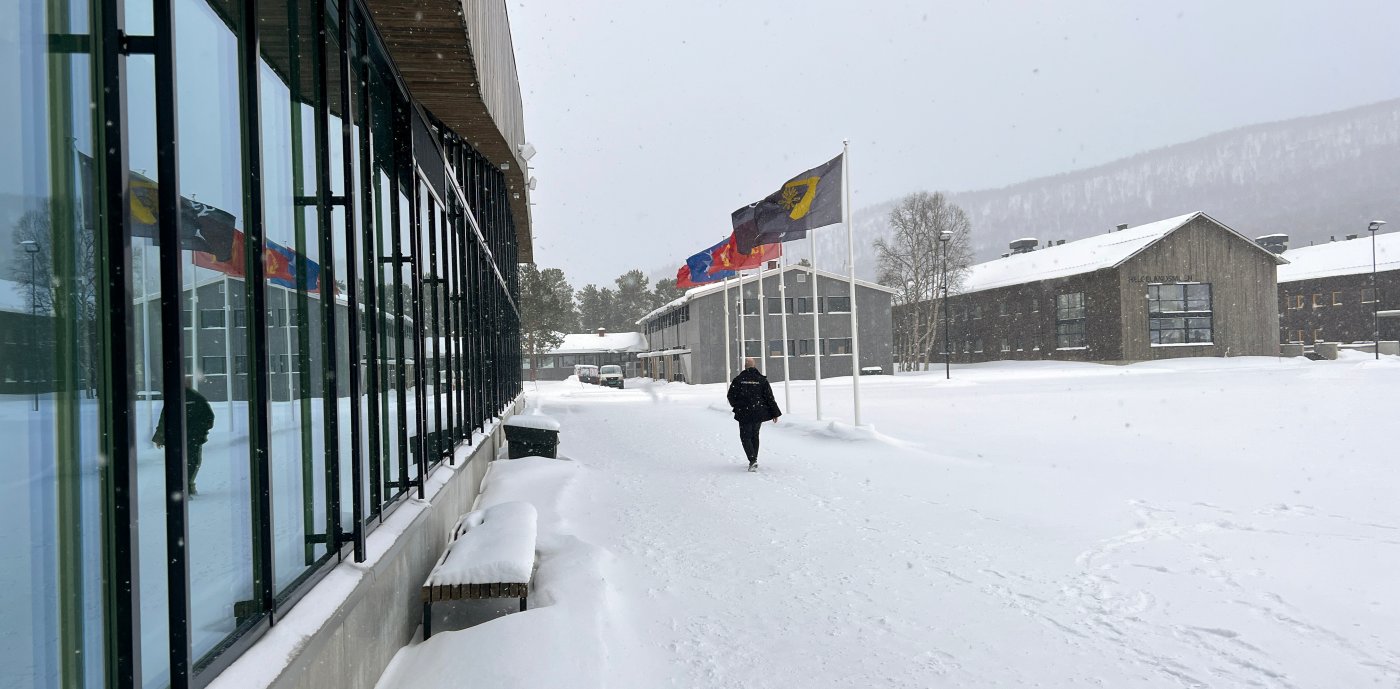 Forsvarssektorens bygg i Bardufoss. Foto: Forsvarsbygg.