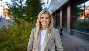 Portrett av Stine Fjærli Sjøthun, divisjonsdirektør Byggautomasjon, GK