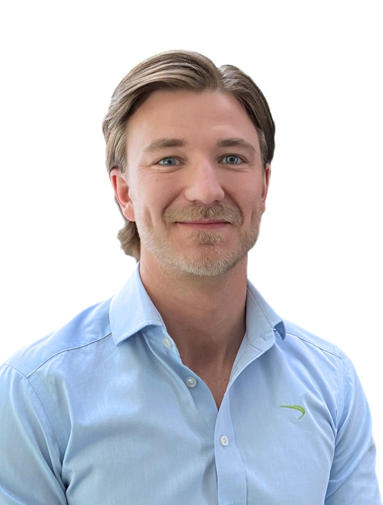 Portrett av Johan Persson, salgssjef i Lindinvent.