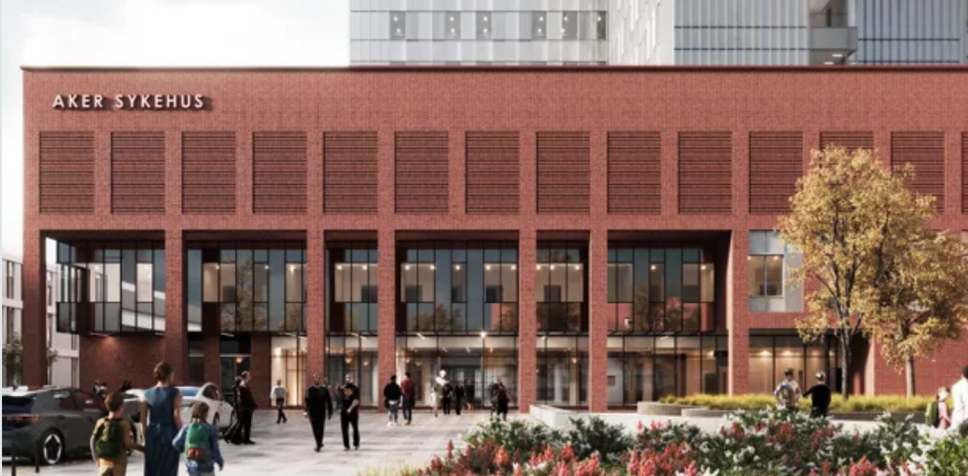 Somatikkbygget ved Nye Aker sykehus.