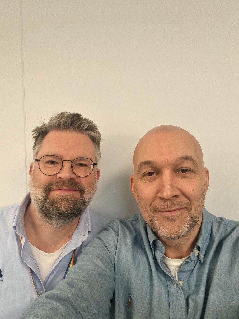 Knut Ivar Klefsås og Stian Klette i GK.