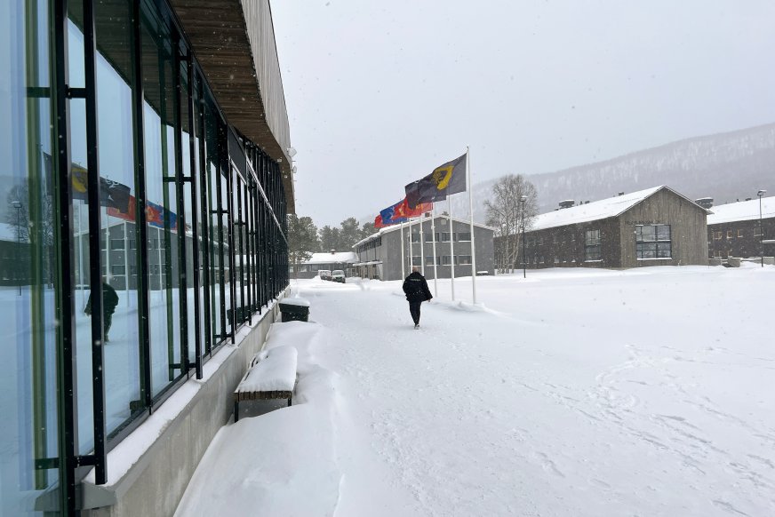 Forsvarssektorens bygg i Bardufoss. Foto: Forsvarsbygg.
