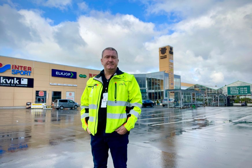 Jakob Sørgjerd, driftssjef i Olav Thon Gruppen og kjøpesenteret Tillertorget.