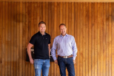 Jostein Bye Sørum, avdelingsleder i GK og Terje Arnesen,eiendomssjef i AB Invest.